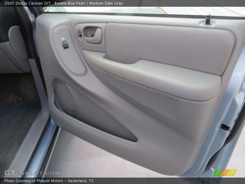 Butane Blue Pearl / Medium Slate Gray 2005 Dodge Caravan SXT