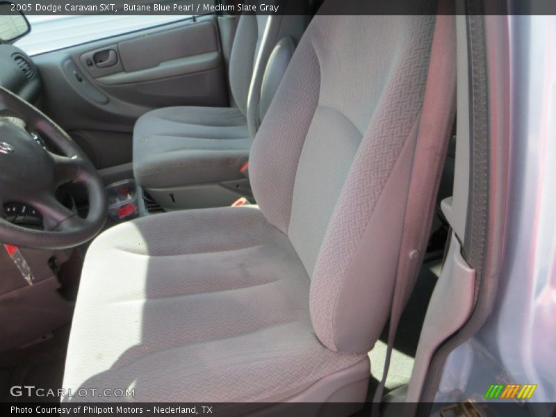 Butane Blue Pearl / Medium Slate Gray 2005 Dodge Caravan SXT