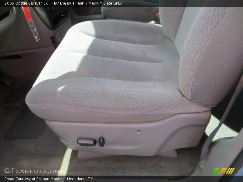 Butane Blue Pearl / Medium Slate Gray 2005 Dodge Caravan SXT