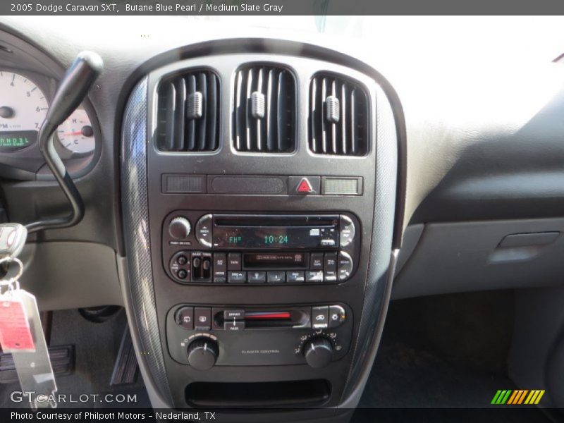 Butane Blue Pearl / Medium Slate Gray 2005 Dodge Caravan SXT
