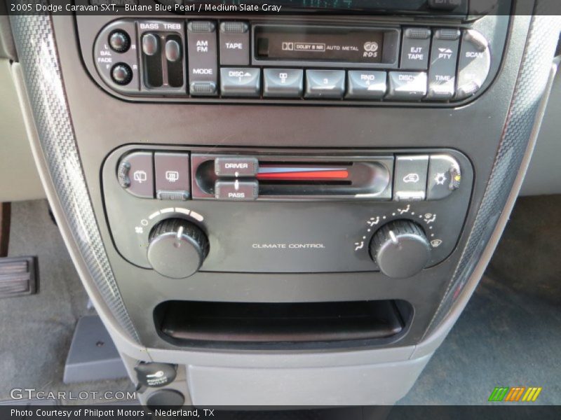Butane Blue Pearl / Medium Slate Gray 2005 Dodge Caravan SXT