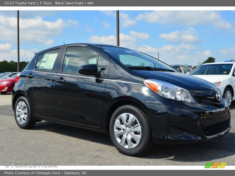 Black Sand Pearl / Ash 2014 Toyota Yaris L 5 Door