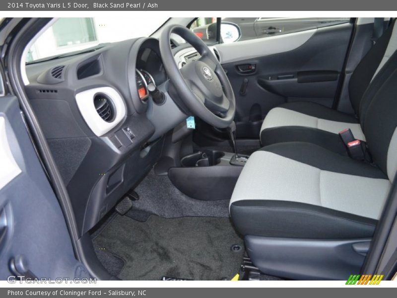 Black Sand Pearl / Ash 2014 Toyota Yaris L 5 Door