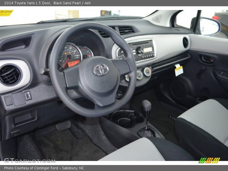 Black Sand Pearl / Ash 2014 Toyota Yaris L 5 Door