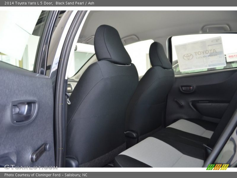 Black Sand Pearl / Ash 2014 Toyota Yaris L 5 Door