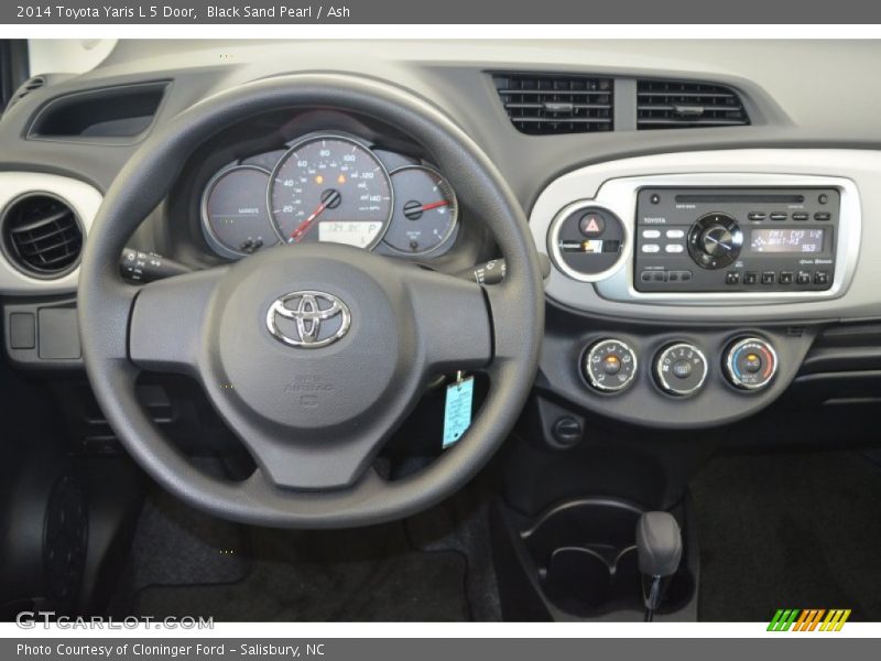 Black Sand Pearl / Ash 2014 Toyota Yaris L 5 Door
