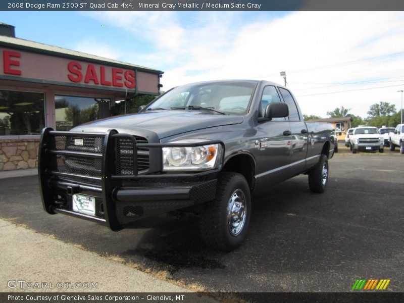 Mineral Gray Metallic / Medium Slate Gray 2008 Dodge Ram 2500 ST Quad Cab 4x4