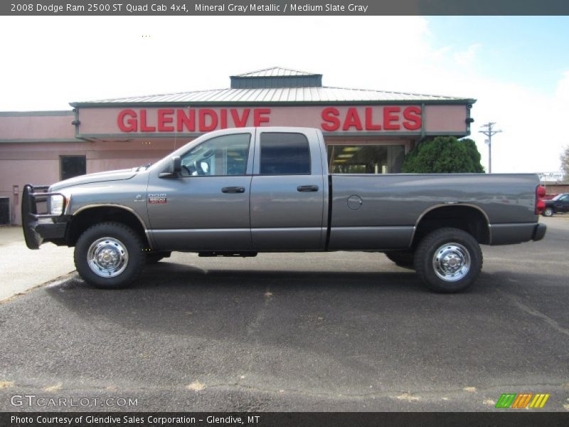 Mineral Gray Metallic / Medium Slate Gray 2008 Dodge Ram 2500 ST Quad Cab 4x4