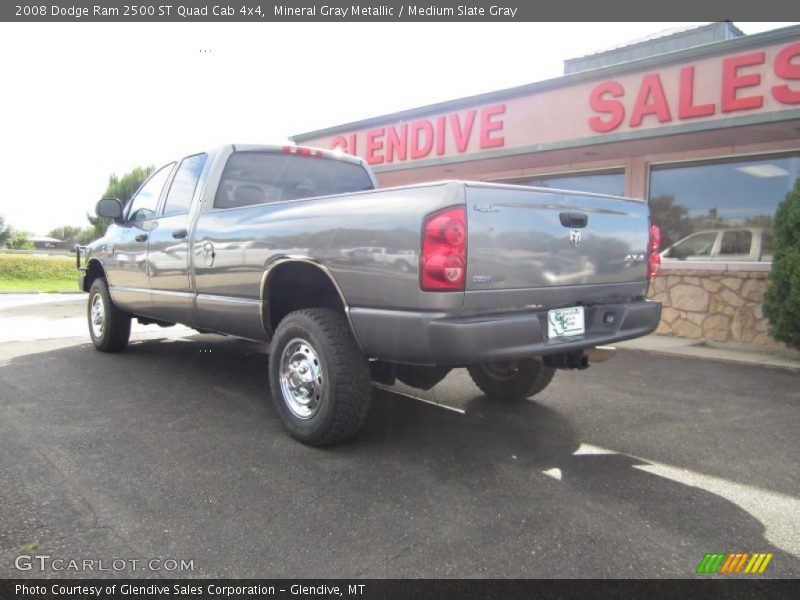 Mineral Gray Metallic / Medium Slate Gray 2008 Dodge Ram 2500 ST Quad Cab 4x4