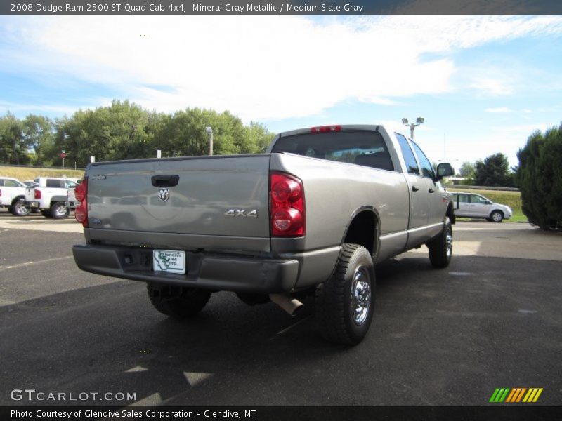 Mineral Gray Metallic / Medium Slate Gray 2008 Dodge Ram 2500 ST Quad Cab 4x4
