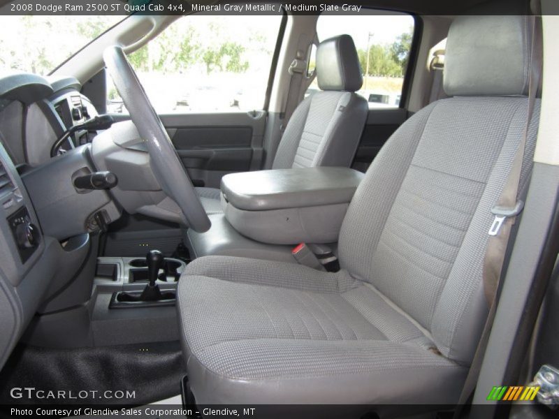 Mineral Gray Metallic / Medium Slate Gray 2008 Dodge Ram 2500 ST Quad Cab 4x4