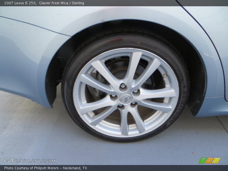 Glacier Frost Mica / Sterling 2007 Lexus IS 250