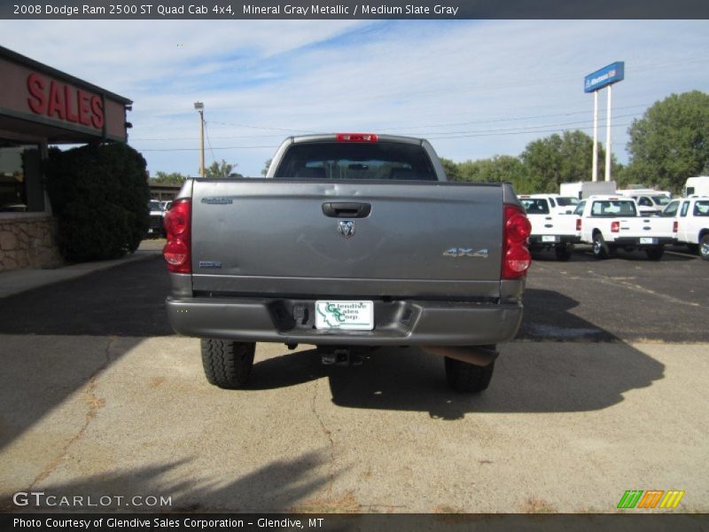 Mineral Gray Metallic / Medium Slate Gray 2008 Dodge Ram 2500 ST Quad Cab 4x4