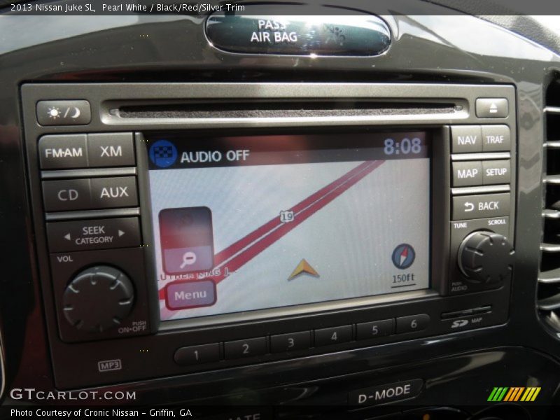 Pearl White / Black/Red/Silver Trim 2013 Nissan Juke SL