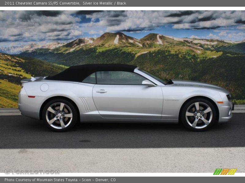 Silver Ice Metallic / Black 2011 Chevrolet Camaro SS/RS Convertible