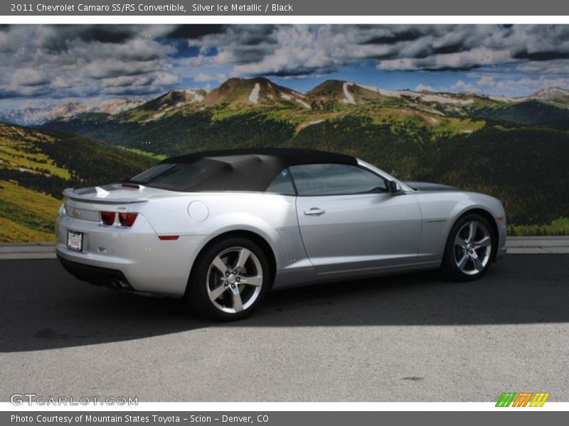 Silver Ice Metallic / Black 2011 Chevrolet Camaro SS/RS Convertible