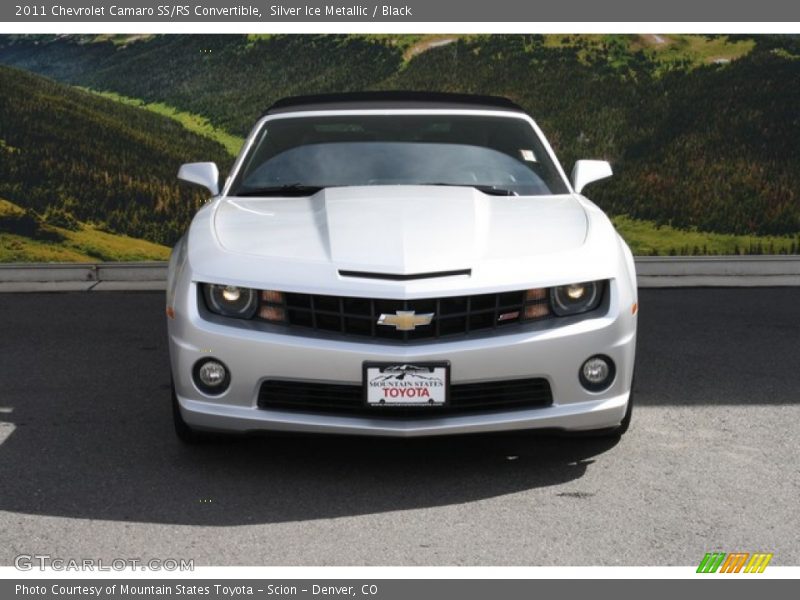 Silver Ice Metallic / Black 2011 Chevrolet Camaro SS/RS Convertible