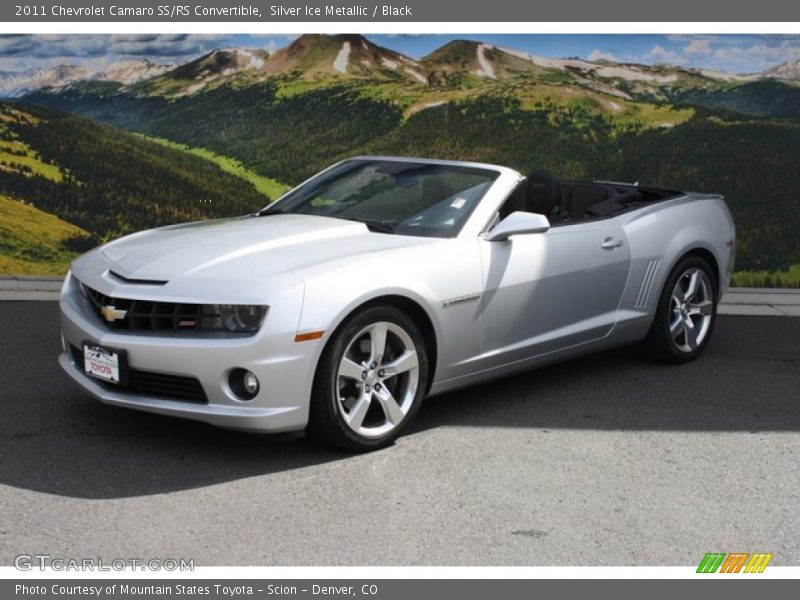 Silver Ice Metallic / Black 2011 Chevrolet Camaro SS/RS Convertible
