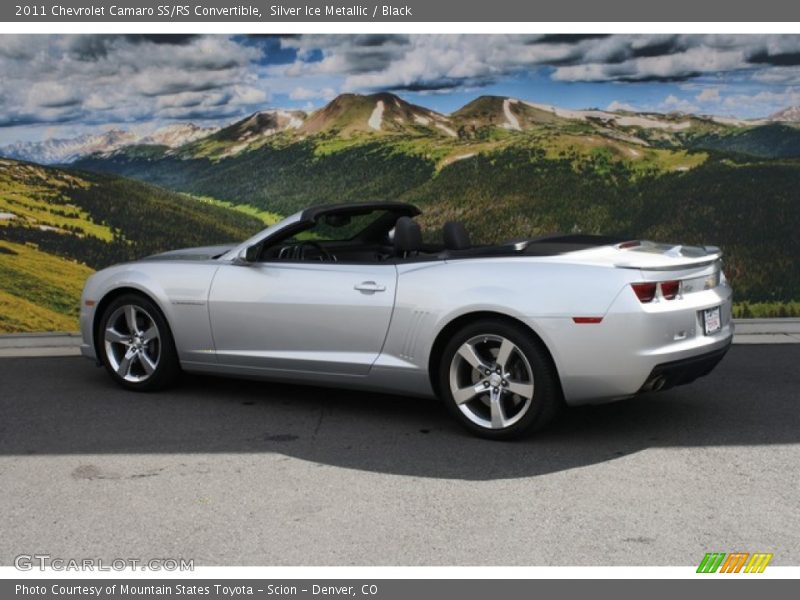 Silver Ice Metallic / Black 2011 Chevrolet Camaro SS/RS Convertible