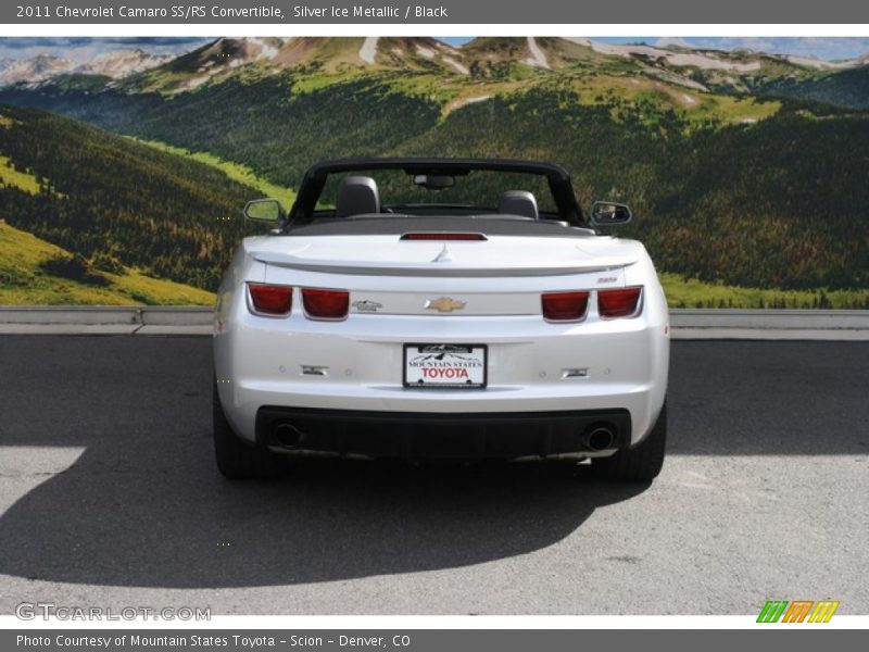 Silver Ice Metallic / Black 2011 Chevrolet Camaro SS/RS Convertible