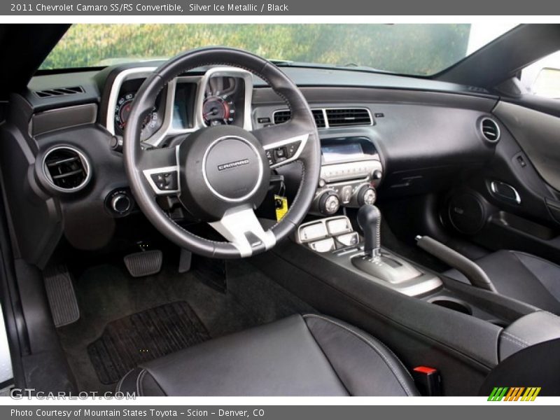 Silver Ice Metallic / Black 2011 Chevrolet Camaro SS/RS Convertible