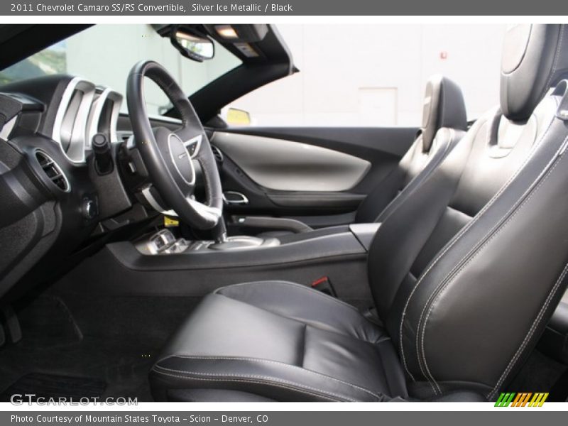 Silver Ice Metallic / Black 2011 Chevrolet Camaro SS/RS Convertible