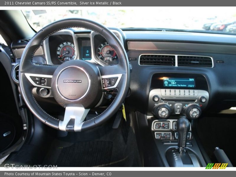 Silver Ice Metallic / Black 2011 Chevrolet Camaro SS/RS Convertible
