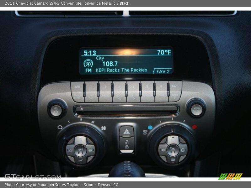 Silver Ice Metallic / Black 2011 Chevrolet Camaro SS/RS Convertible