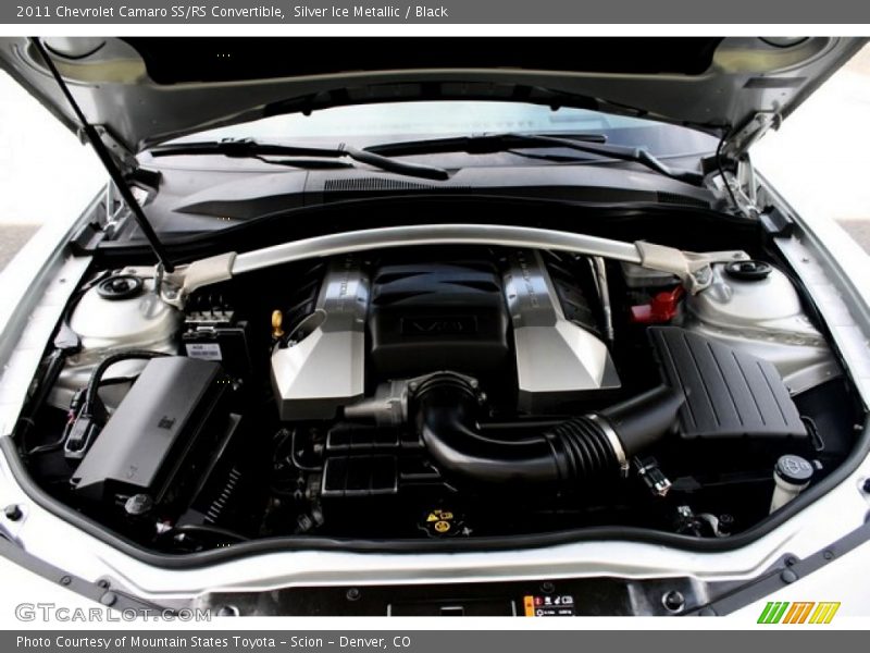 Silver Ice Metallic / Black 2011 Chevrolet Camaro SS/RS Convertible
