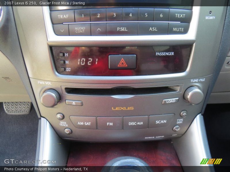 Glacier Frost Mica / Sterling 2007 Lexus IS 250