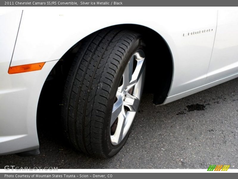 Silver Ice Metallic / Black 2011 Chevrolet Camaro SS/RS Convertible
