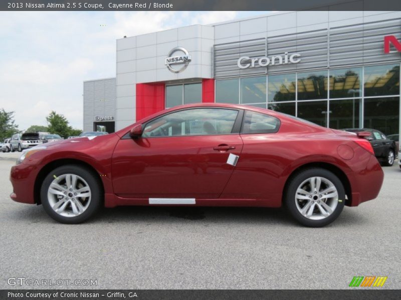 Cayenne Red / Blonde 2013 Nissan Altima 2.5 S Coupe