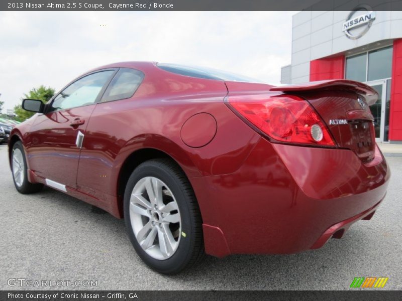 Cayenne Red / Blonde 2013 Nissan Altima 2.5 S Coupe