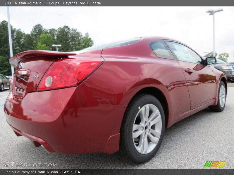 Cayenne Red / Blonde 2013 Nissan Altima 2.5 S Coupe