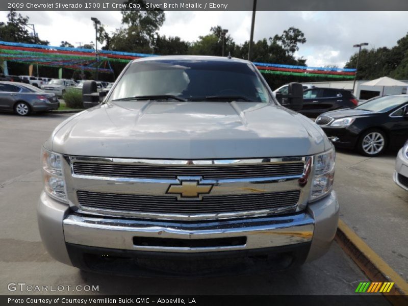 Silver Birch Metallic / Ebony 2009 Chevrolet Silverado 1500 LT Crew Cab