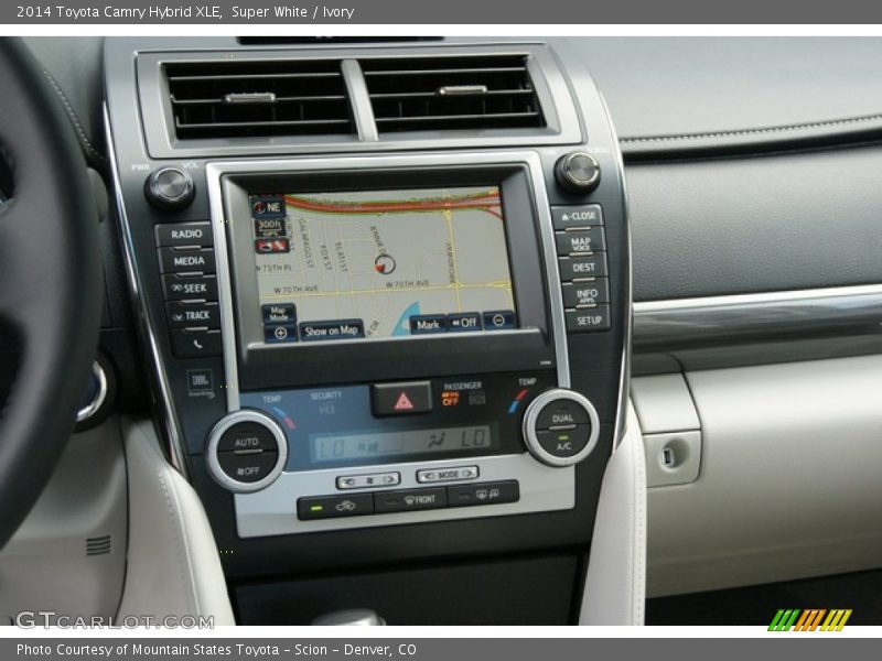 Navigation of 2014 Camry Hybrid XLE