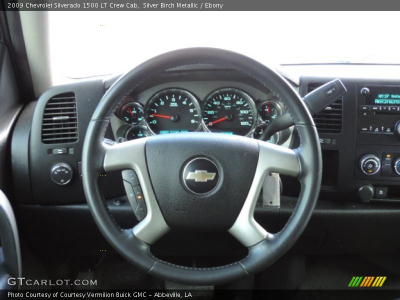 Silver Birch Metallic / Ebony 2009 Chevrolet Silverado 1500 LT Crew Cab