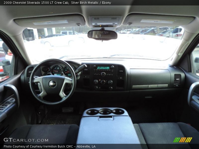 Silver Birch Metallic / Ebony 2009 Chevrolet Silverado 1500 LT Crew Cab