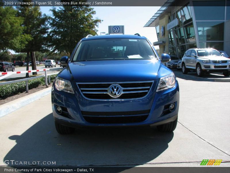 Sapphire Blue Metallic / Sandstone 2009 Volkswagen Tiguan SE