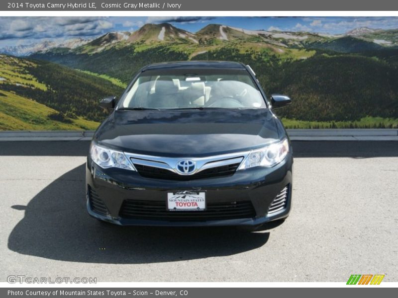 Cosmic Gray Metallic / Ivory 2014 Toyota Camry Hybrid LE