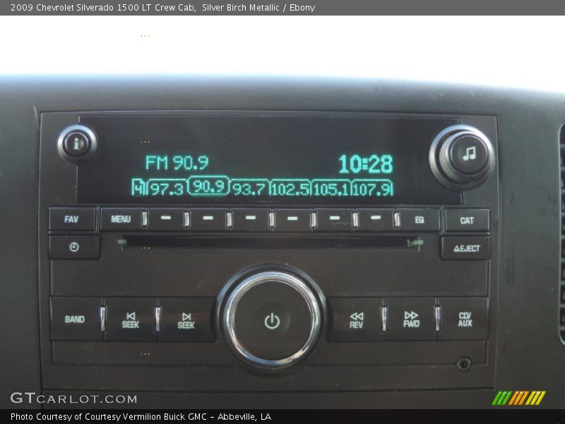 Silver Birch Metallic / Ebony 2009 Chevrolet Silverado 1500 LT Crew Cab