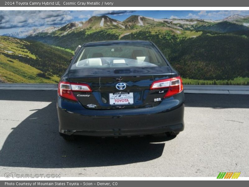 Cosmic Gray Metallic / Ivory 2014 Toyota Camry Hybrid LE