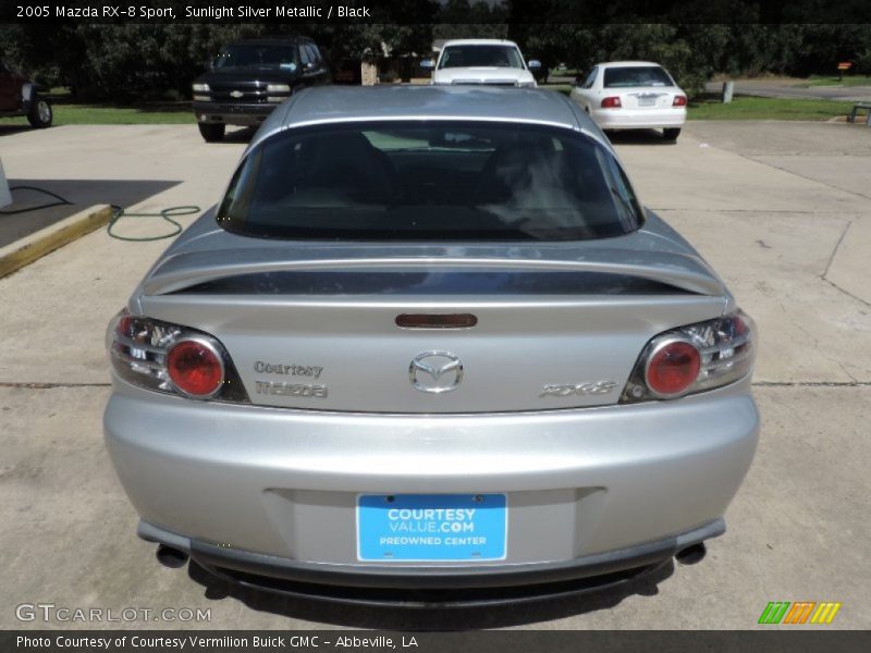 Sunlight Silver Metallic / Black 2005 Mazda RX-8 Sport