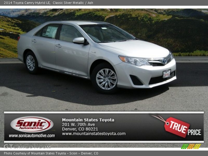 Classic Silver Metallic / Ash 2014 Toyota Camry Hybrid LE