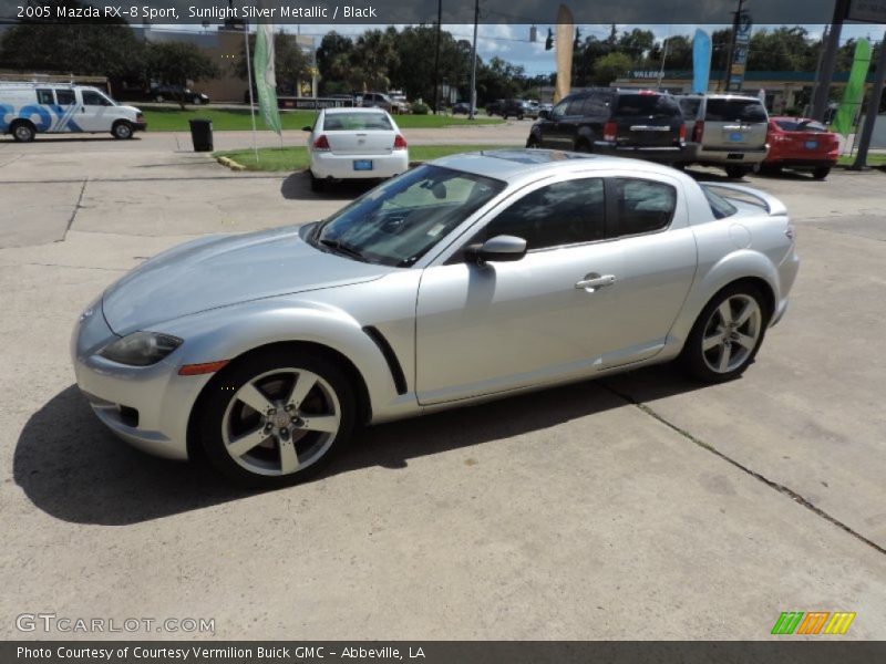 Sunlight Silver Metallic / Black 2005 Mazda RX-8 Sport