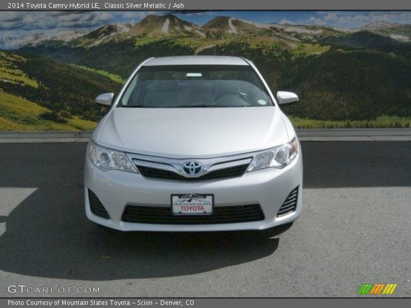 Classic Silver Metallic / Ash 2014 Toyota Camry Hybrid LE