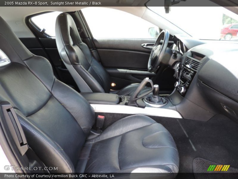 Sunlight Silver Metallic / Black 2005 Mazda RX-8 Sport