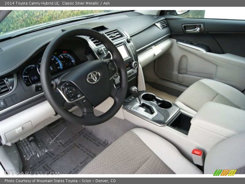  2014 Camry Hybrid LE Ash Interior