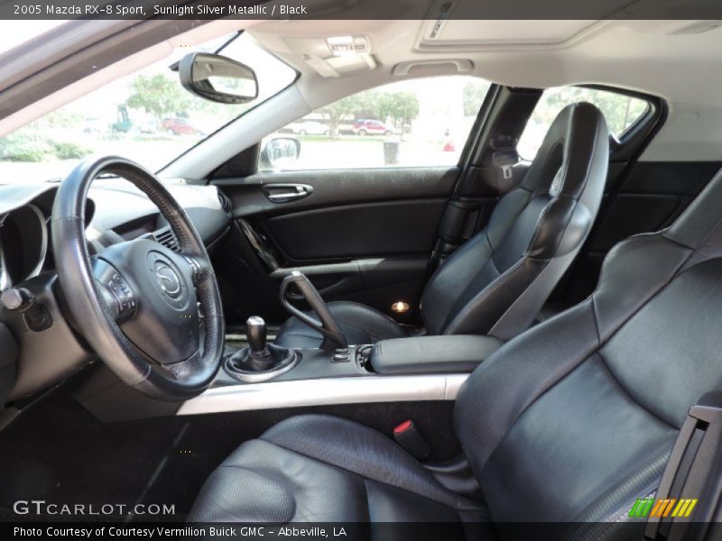 Sunlight Silver Metallic / Black 2005 Mazda RX-8 Sport