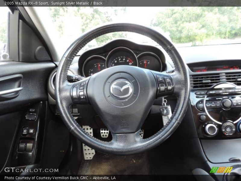 Sunlight Silver Metallic / Black 2005 Mazda RX-8 Sport